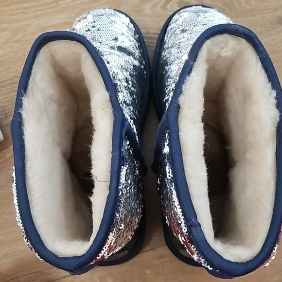 UGGs Short Sparkles in Blue - Picture 6 of 8